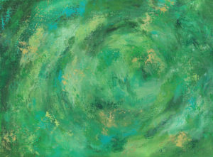 Green Path - Acrylic - 18 x 24 - $225