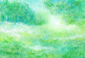 Spring Green - Acrylic - 11 x 14 - $150