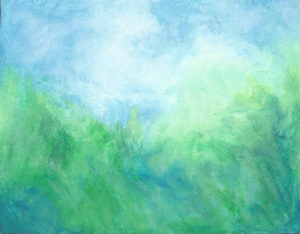 The Wind in the Trees - Oil Pastel - 8 X 11 - $125