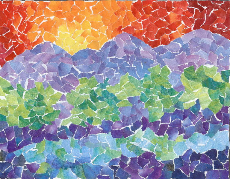 Landscape Mosaic - Paper Mosaic - 8 X 11 - $150