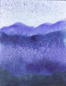 Blue Horizon - Watercolor - 8 X 11 - $100
