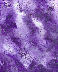Purple Eruption - Acrylic 16 X 20 - Sold - Print Available