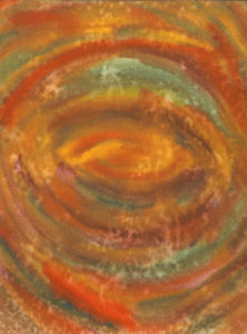 Autumn's Eye - Watercolor 8 X 11 - $90