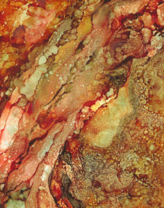 Renaissance Woman - Alcohol Ink - 11 X 14 - Sold - Print Available