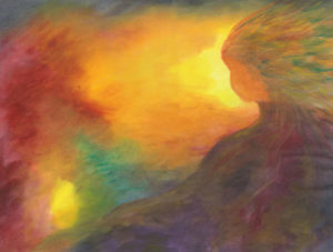 Wind Child - Watercolor - 20 x 25 - $375