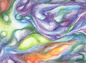 At Cellular Level - Colored Pencil - 9 x 12 - $95