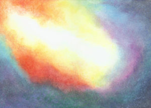 Cave Light - Oil Pastel - 10 x 14 - $120