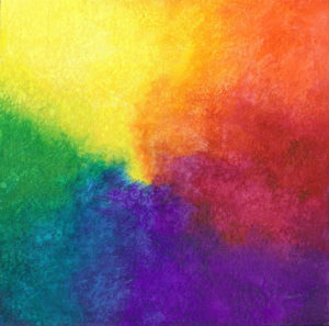 Rainbow Sunrise - Acrylic - 12 X 12 - $125