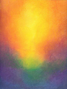 Sunrise - Oil Pastel - 8 X 11 - SOLD - Print Available