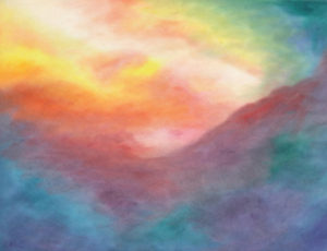 Sunrise Sky - Watercolor - 20 x 25 - $250